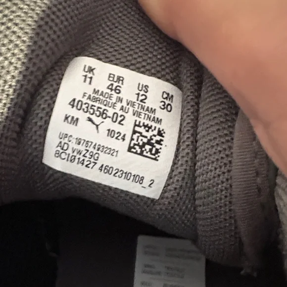 Puma Men’s Skate Sneakers Low Gravity Athletic Training Shoe Gray - Picture 5 of 7